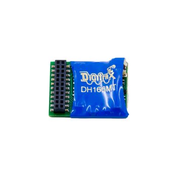 Digitrax DH166MT 1.5 Amp 6 FX3 Functions Mobile Decoder with 21MTC interface Digitrax TRAINS - DCC