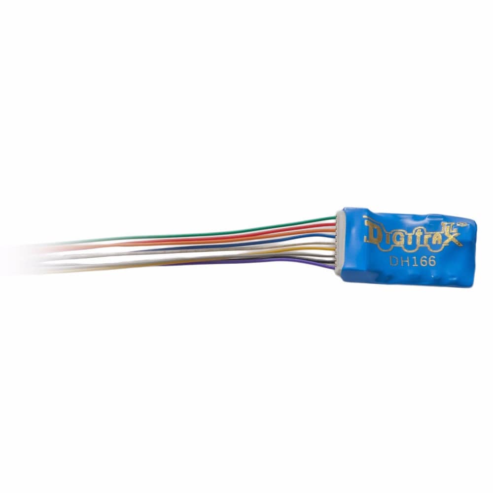 Digitrax DH166D 1.5 Amp Premium HO Scale Wired Mobile Decoder Digitrax TRAINS - DCC