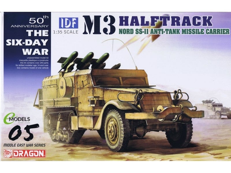 Dragon 1/35 Idf M3 Halftrack Nord Ss.11 Anti Tank Missile Carrier Dragon Models PLASTIC MODELS
