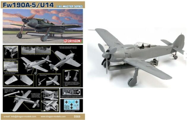 Dragon 1/48 Fw190A-5/U14** Dragon Models PLASTIC MODELS