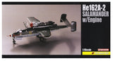 Dragon 5576 1/48 HE162A-2 Salamander w/Engine Plastic Model Kit Dragon Models PLASTIC MODELS