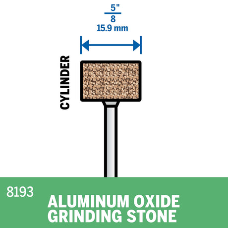 Dremel Aluminium Oxide Grinding Stone 15.9mm (8193) - Hobbytech Toys