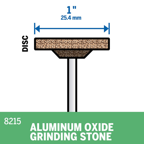 Dremel Aluminium Oxide Grinding Stone 25.4mm (8215) - Hobbytech Toys