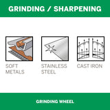 Dremel Aluminium Oxide Grinding Wheel 22.2mm (541) - 2 Pack - Hobbytech Toys