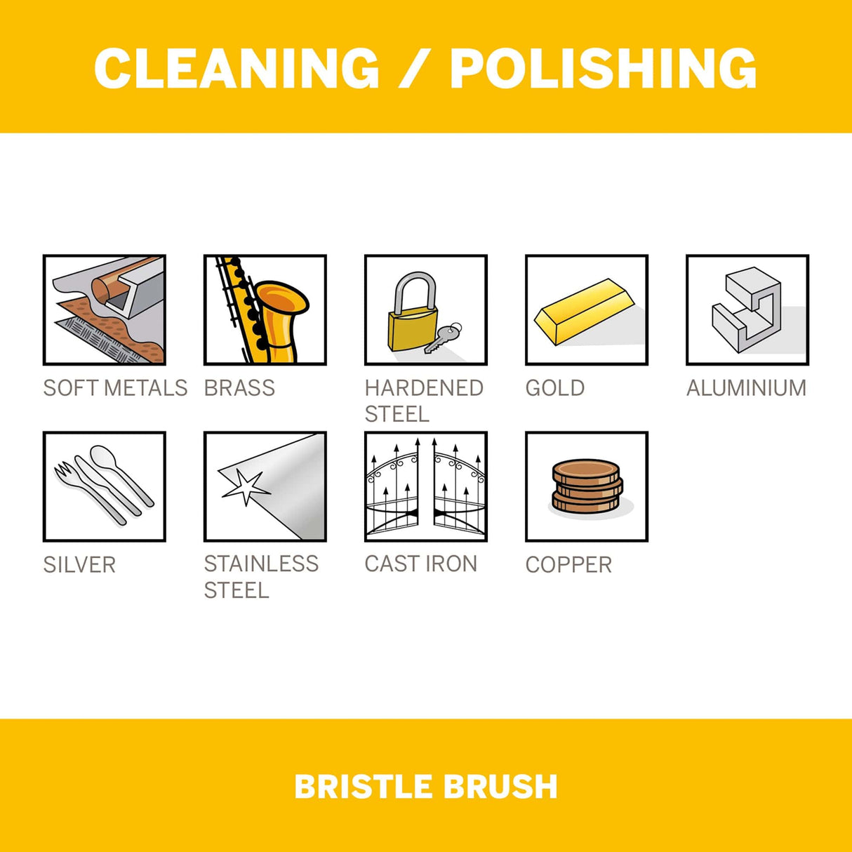 Dremel Brass Brush 13mm (536-2) - 2 Pack - Hobbytech Toys