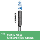 Dremel Chainsaw Sharpening Grinding Stone 4.0mm (453) - 2 Pack - Hobbytech Toys