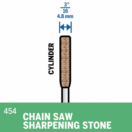 Dremel Chainsaw Sharpening Grinding Stone 4.8mm (454) - 2 Pack - Hobbytech Toys