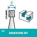 Dremel Engraving Cutter 1.6mm (109) - Hobbytech Toys