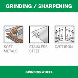 Dremel EZ Lock Aluminium Oxide Grinding Wheel 38mm (EZ541) - 2 Pack - Hobbytech Toys