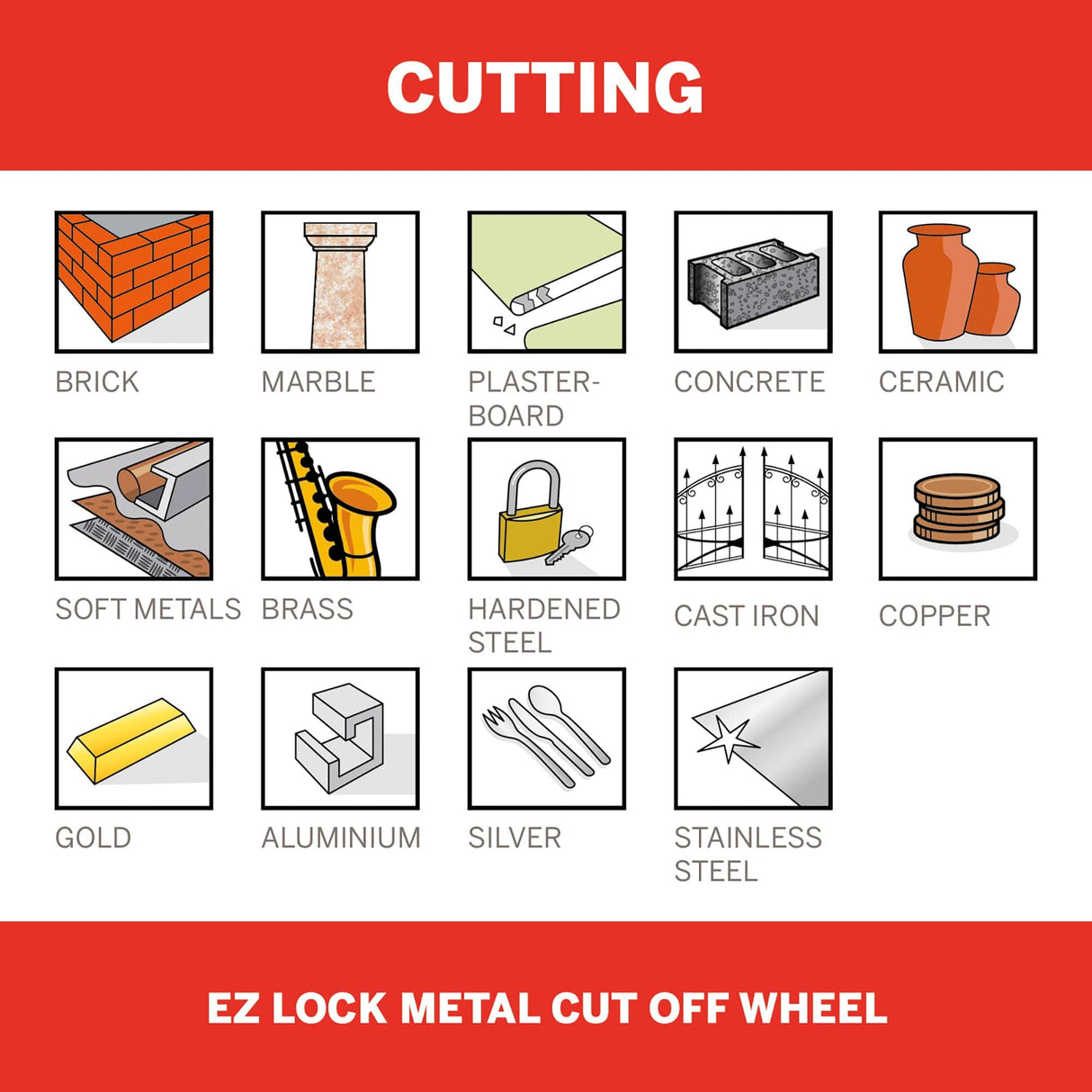 Dremel EZ Lock Metal Cut Off Wheels 38mm (EZ456) - 5 Pack - Hobbytech Toys