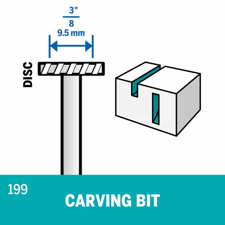Dremel High Speed Cutter 9.5mm (199) - Hobbytech Toys