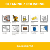 Dremel Polishing Felt 9.5mm (422) - Hobbytech Toys