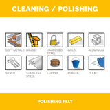 Dremel Polishing Wheel 13mm (414) - 6 Pack - Hobbytech Toys