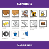 Dremel Sanding Band 13mm 60 Grit (408) - 6 Pack - Hobbytech Toys