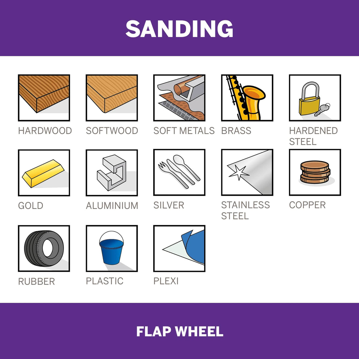 Dremel Sanding Flap Wheel 80 Grit (502) - Hobbytech Toys