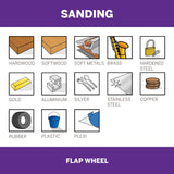 Dremel Sanding Flap Wheel 80 Grit (502) - Hobbytech Toys