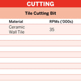 Dremel Spiral Tile Cutting Bit 3.2mm (562) - Hobbytech Toys