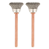 Dremel Stainless Steel Brush 12.7mm (531-2) - 2 Pack - Hobbytech Toys