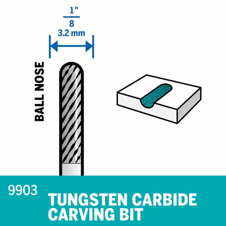 Dremel Tungsten Carbide Cutter 3.2mm (9903) - Hobbytech Toys