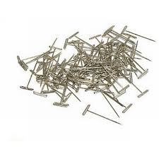 Du-Bro 254 Nickel Plated T-Pins Large 1 1/2 Long 100 DU-BRO RC PLANES - PARTS