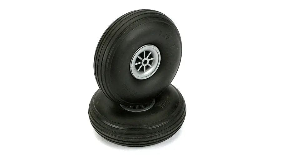 Du-Bro 325T 3.25 Treaded Low Bounce Wheels 2 DU-BRO RC PLANES - PARTS