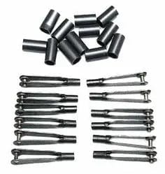 Du-Bro 600 Bulk Kwik Links Spring Steel 2-56 12 DU-BRO RC PLANES - PARTS