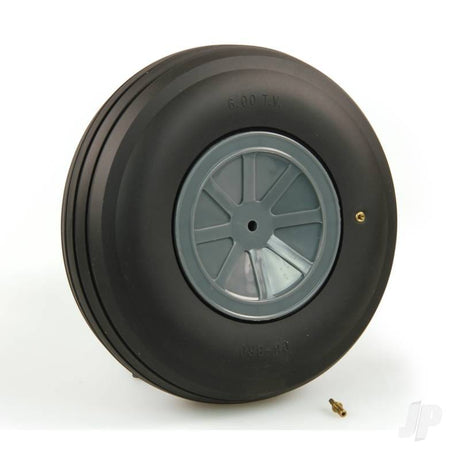 Du-Bro 600TV 6inch Large Scale Treaded Inflatable Wheel (1) DU-BRO RC PLANES - PARTS