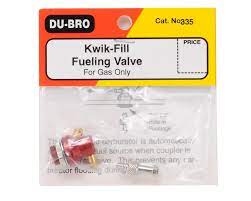 Du-Bro 335 Kwik-Fill Fueling Valve Gas Only - Hobbytech Toys