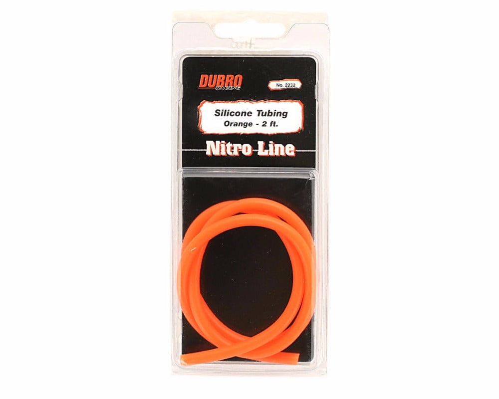 Dubro 2232 Silicone Fuel Tube 2Ft Orange DU-BRO RC ACCESSORIES