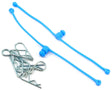 Dubro 2249 Body Klip Retainers Blue 2 DU-BRO RC CARS - PARTS