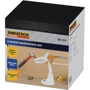 Duratech Desktop 30 Led Lamp W/Magnifier Duratech TOOLS