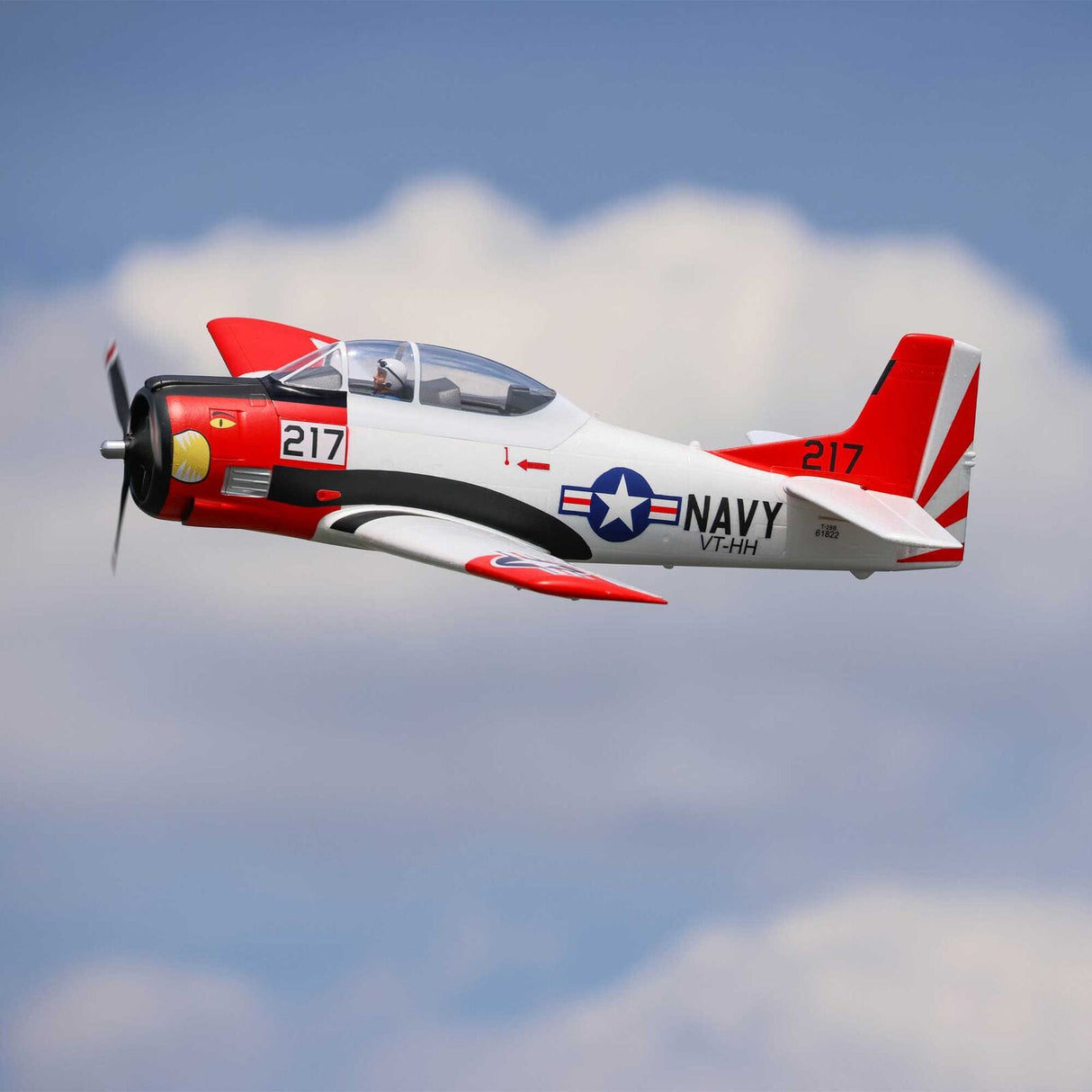 E-Flite T-28 Trojan 1.2m with Smart Technology, BNF Basic - Hobbytech Toys