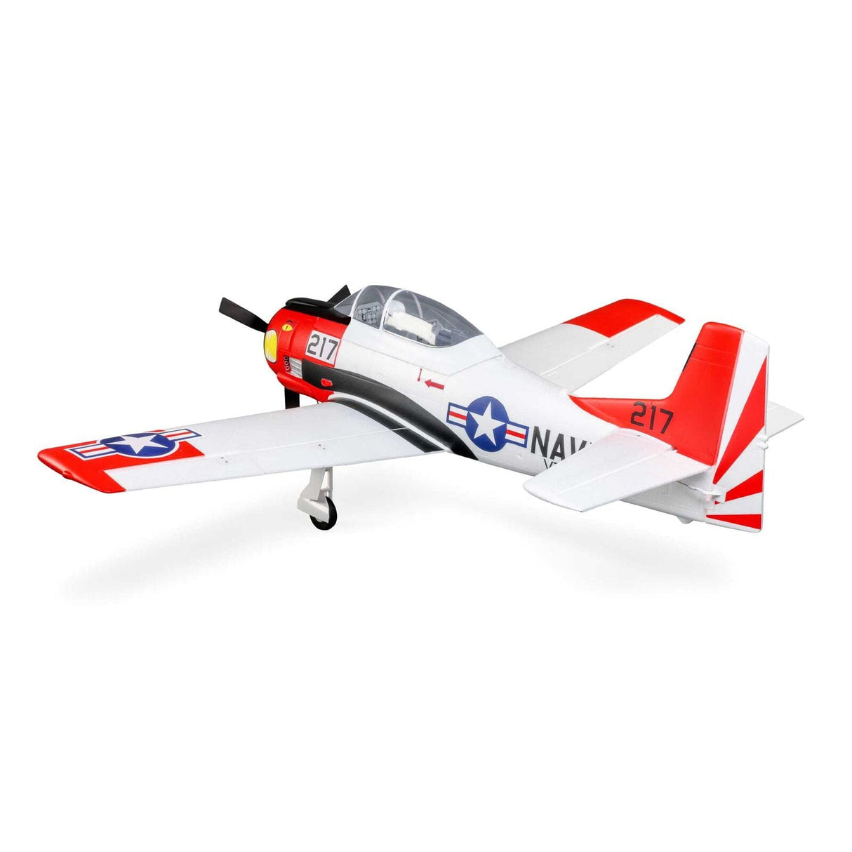 E-Flite T-28 Trojan 1.2m with Smart Technology, BNF Basic - Hobbytech Toys