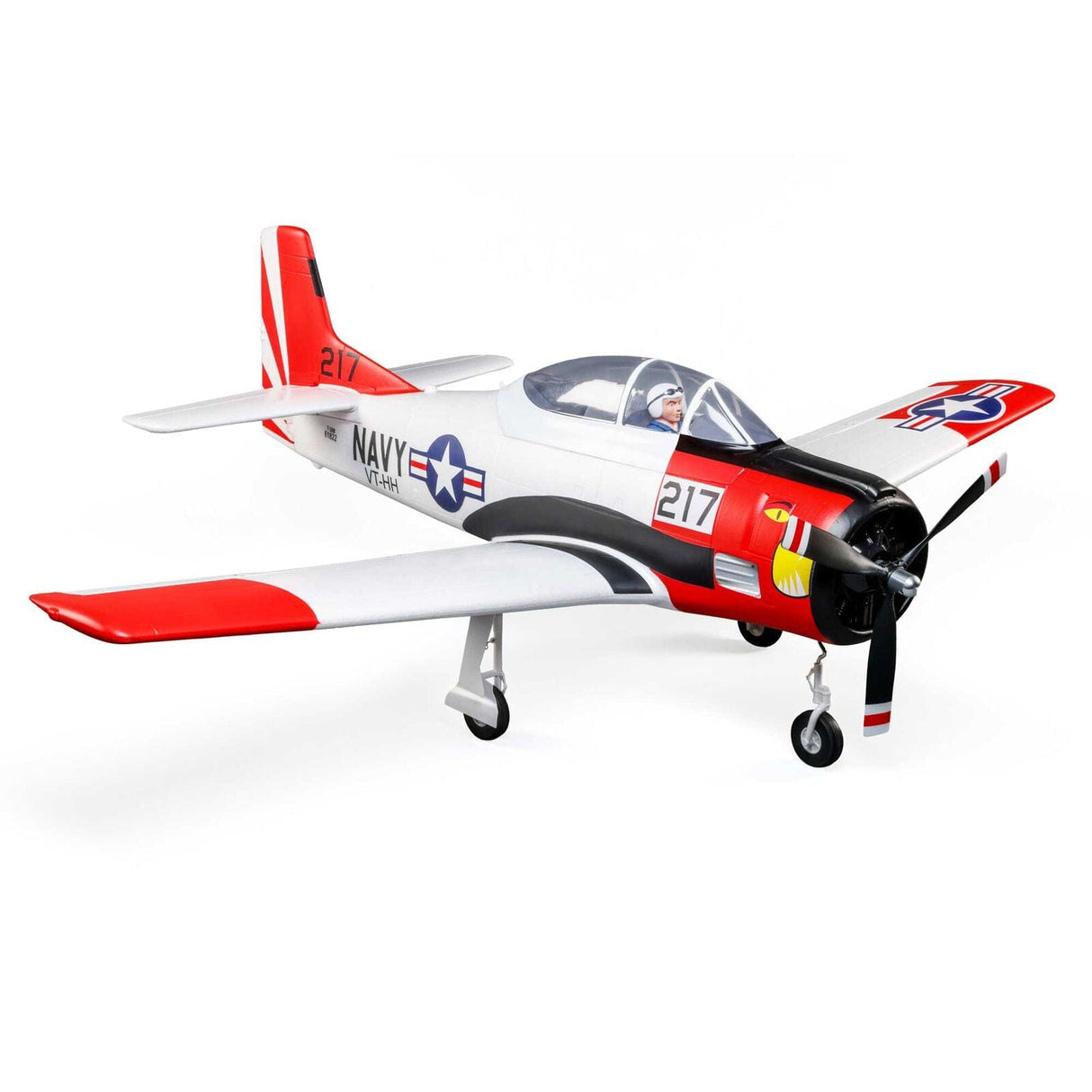 E-Flite T-28 Trojan 1.2m with Smart Technology, BNF Basic - Hobbytech Toys