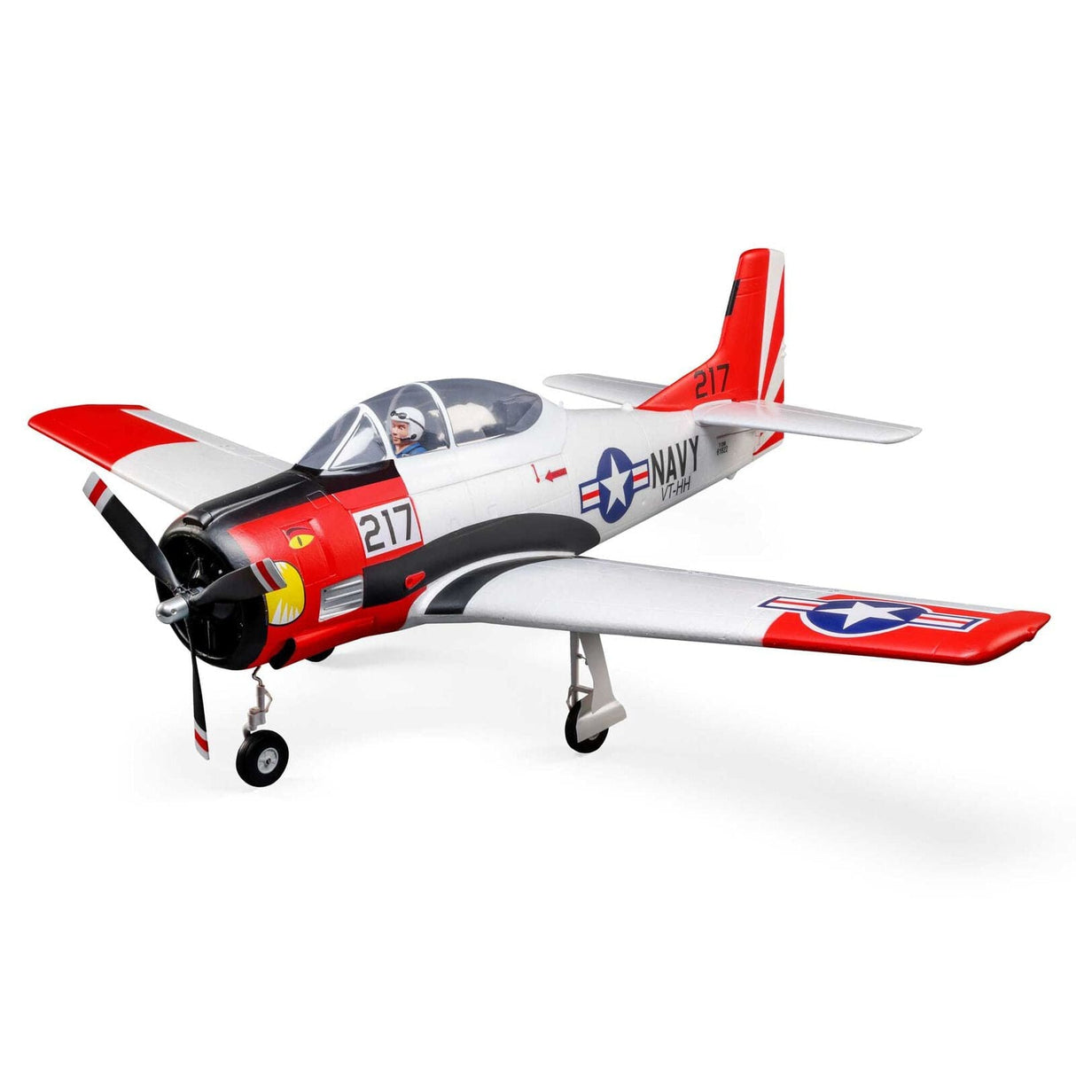 E-Flite T-28 Trojan 1.2m with Smart Technology, BNF Basic - Hobbytech Toys
