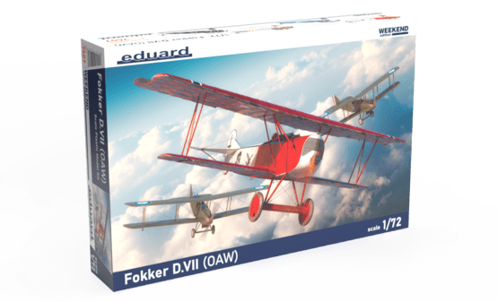 Eduard 07407 1/72 Fokker D.VII (OAW) Plastic Model Kit Eduard PLASTIC MODELS