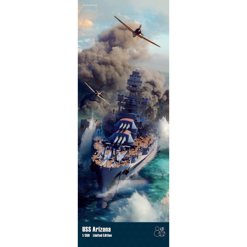 Eduard 1/350 USS Arizona Limited edition for LN01 [LN01] - Hobbytech Toys