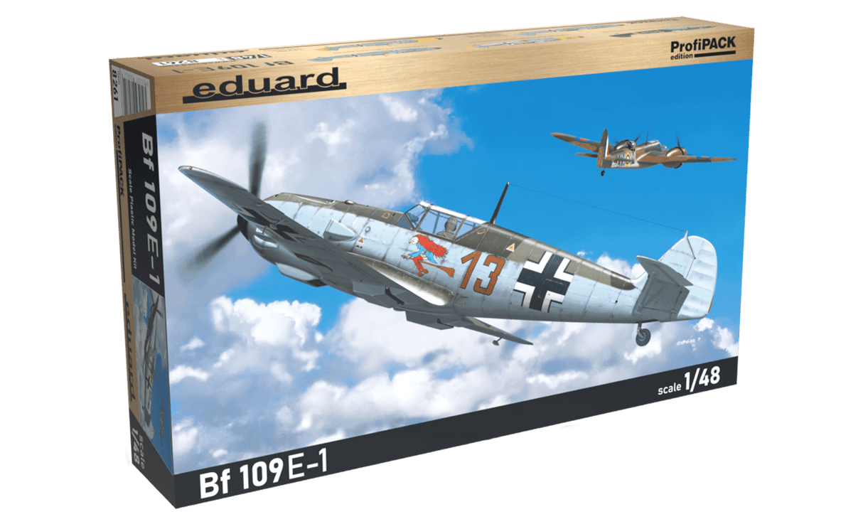 Eduard 1/48 Bf 109E-1 Plastic Model Kit [8261] - Hobbytech Toys