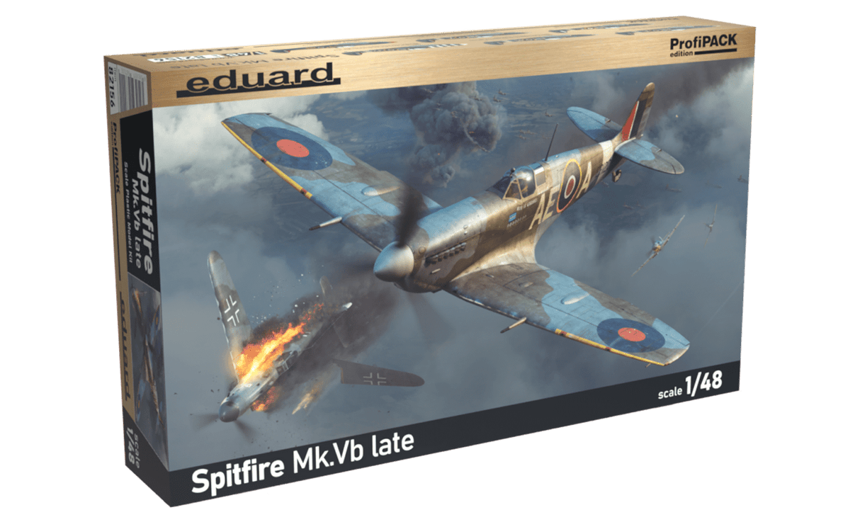 Eduard 1/48 Spitfire Mk.Vb Late Plastic Model Kit [82156] - Hobbytech Toys