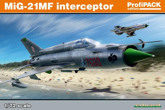 Eduard 70141 1/72 MiG-21MF Interceptor Plastic Model Kit Eduard PLASTIC MODELS