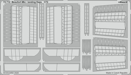 Eduard 71712 1/72 Beaufort Mk. I landing flaps Eduard PLASTIC MODELS