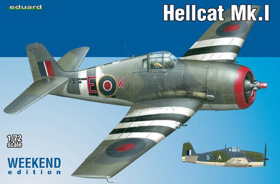 Eduard 7437 1/72 Hellcat Mk.I Plastic Model Kit Eduard PLASTIC MODELS