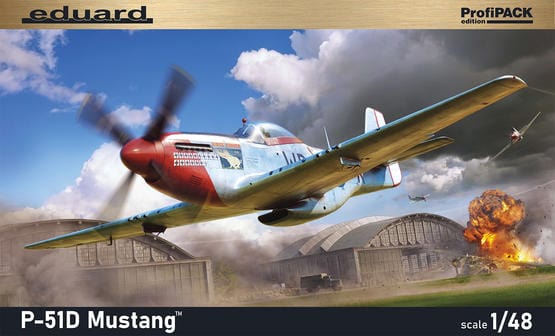 Eduard 82102 1/48 P-51D Mustang Profipack Plastic Model Kit Eduard PLASTIC MODELS