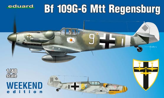 Eduard 84143 1/48 Bf 109G-6 MTT Regensburg Plastic Model Kit Eduard PLASTIC MODELS