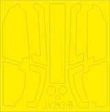 Eduard JX243 1/35 AH-1Z TFace masking sheet (ACADEMY) Eduard PLASTIC MODELS