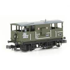 EFE Rail E87543 N BR 20T Shark Ballast Plough Brake Van BR Departmental Olive Green - Hobbytech Toys