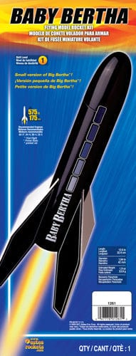 Estes 1261 Baby Bertha Intermediate Model Rocket Kit (18mm Standard Engine) - Hobbytech Toys