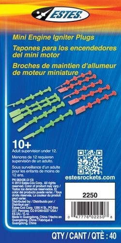 Estes 2250 Mini Ignitor Plug 5 Estes ROCKETS