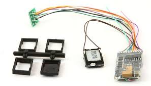 ESU 58410 Loksound V5 Dcc/mm/Sx/M4 Blank Decoder 8Pin With Speaker 11X15mm ESU TRAINS - DCC