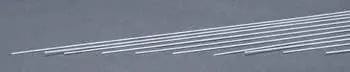 Evergreen 131 Styrene 14" Strips 0.75x0.75mm / .030x.030" (10pcs) Evergreen Styrene SUPPLIES